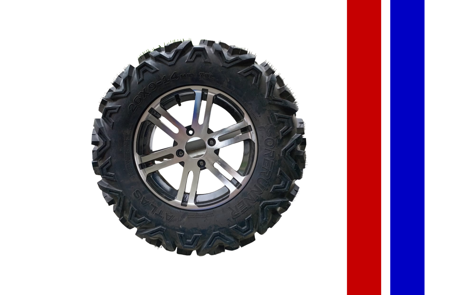 LLANTA PARA ATV/UTV 26X9-14 + RIN + COPA